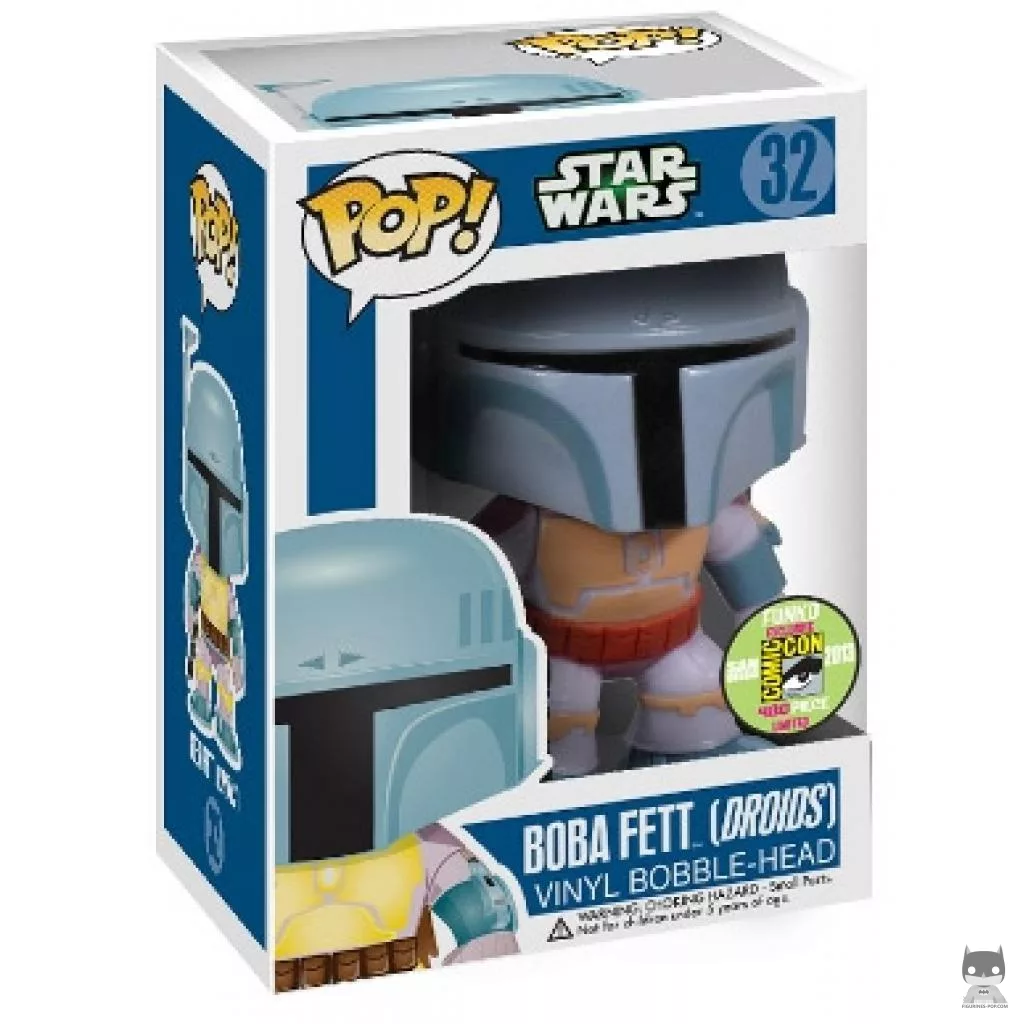 Figura Funko Pop! Boba Fett Droids en su caja