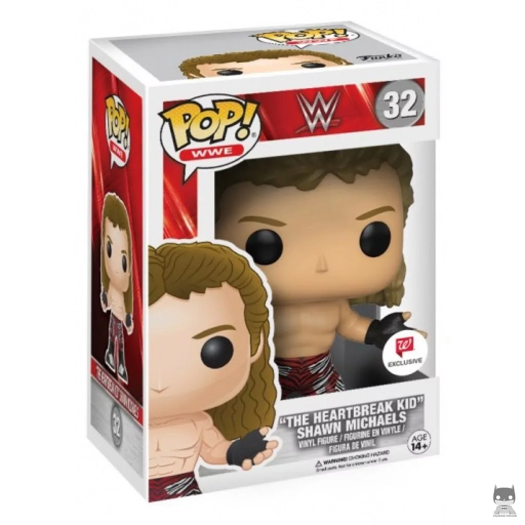 Figura Funko Pop! Shawn Michaels en su caja