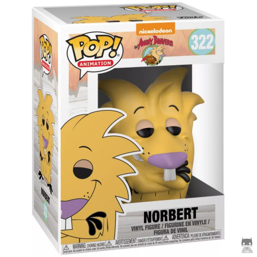 Figura Funko Pop! Norbert Beaver en su caja