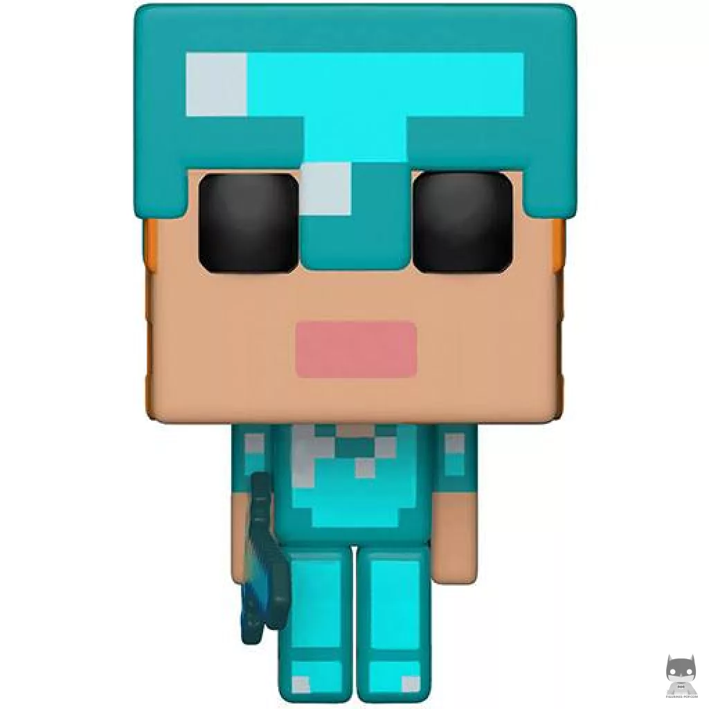 Figura Funko Pop! Alex con armadura de diamante (Minecraft)