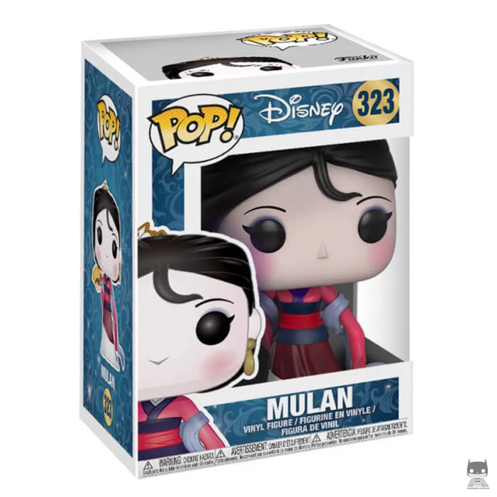 Figura Funko Pop! Mulán en su caja