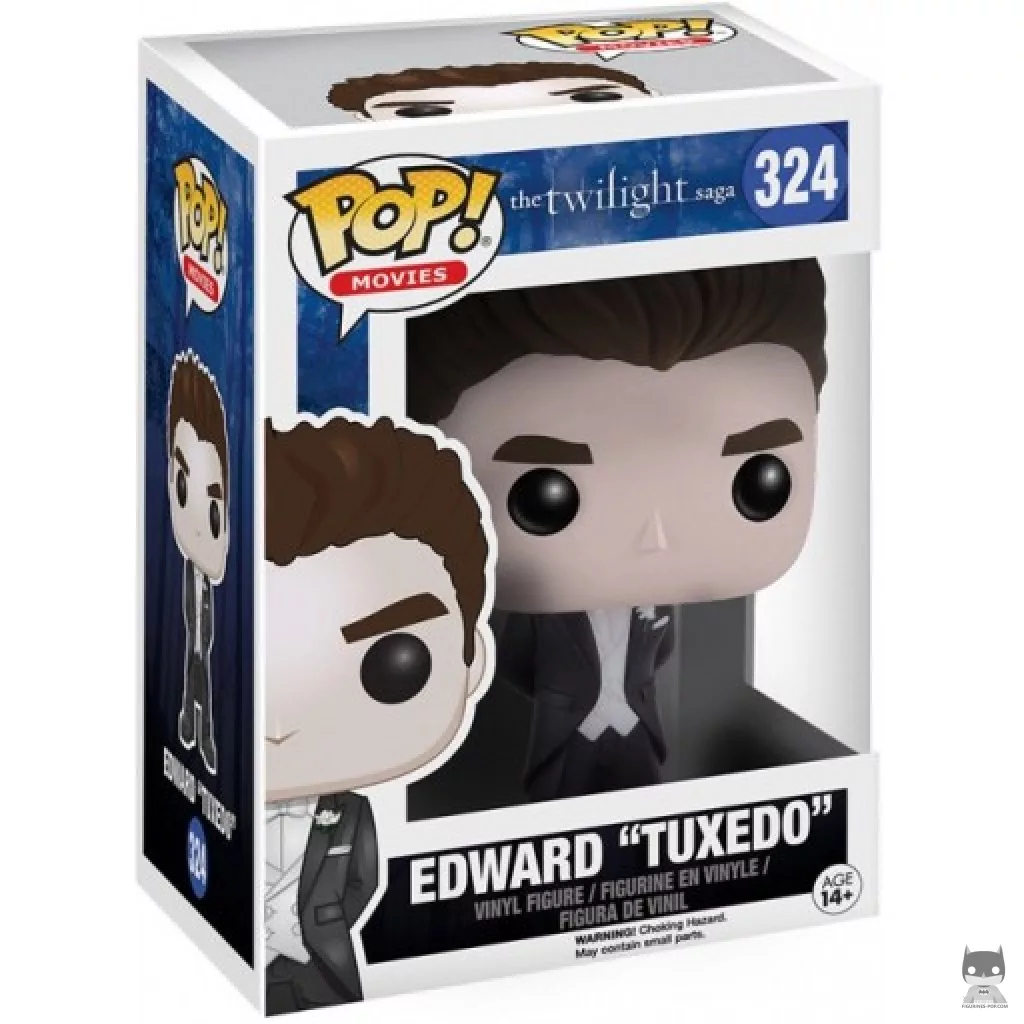 Figura Funko Pop! Edward Cullen con esmoquin en su caja
