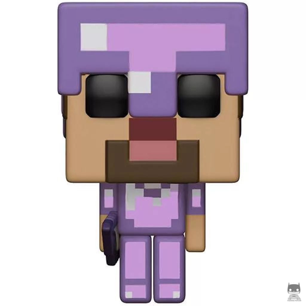 Figura Funko Pop! Steve con armadura encantada (Minecraft)
