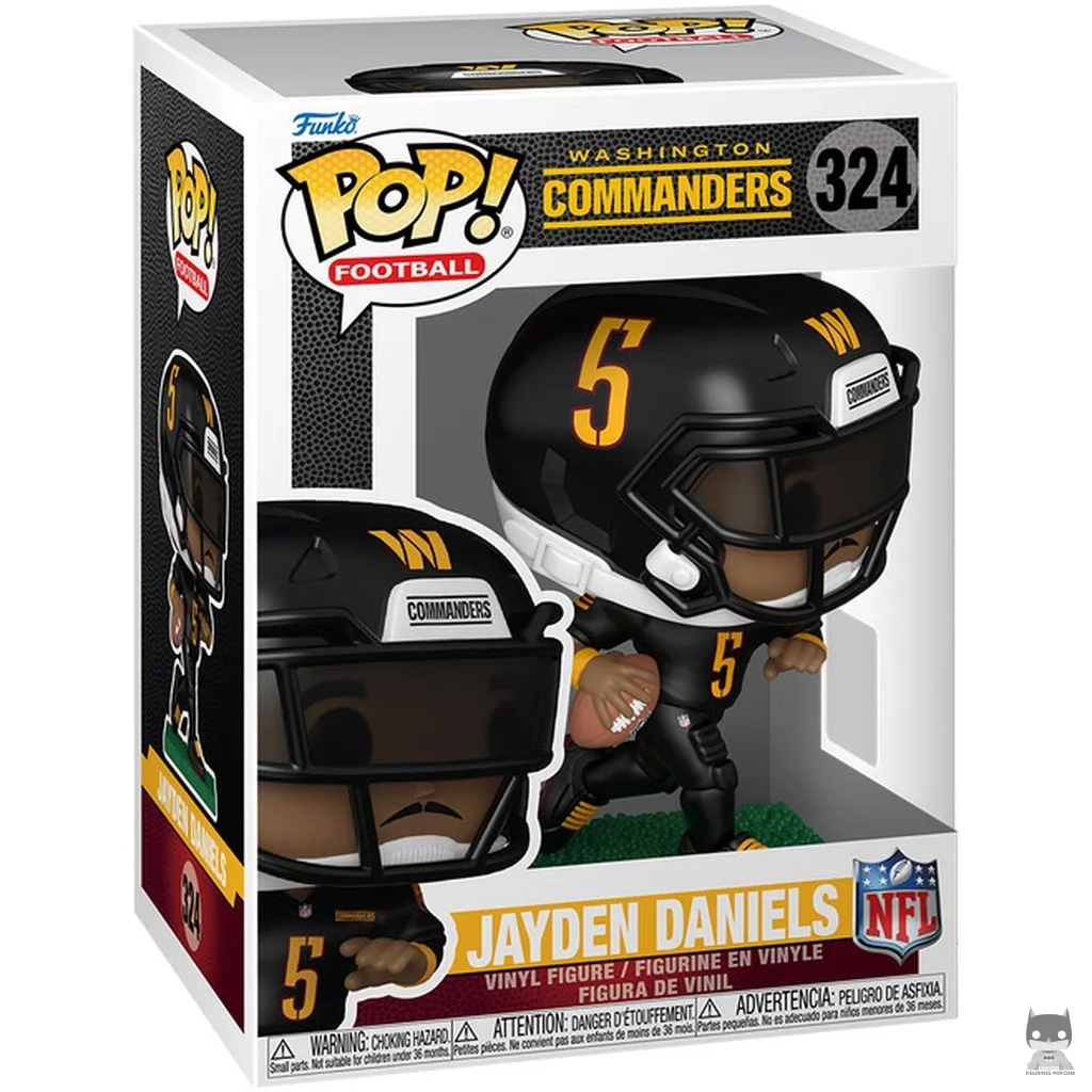 Figura Funko Pop! Jayden Daniels en su caja