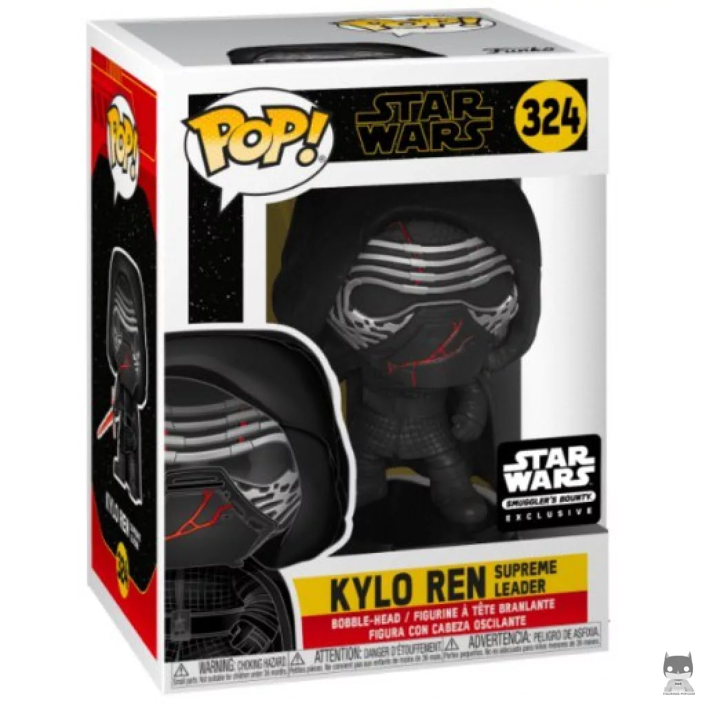 Figura Funko Pop! Líder Supremo Kylo Ren en su caja