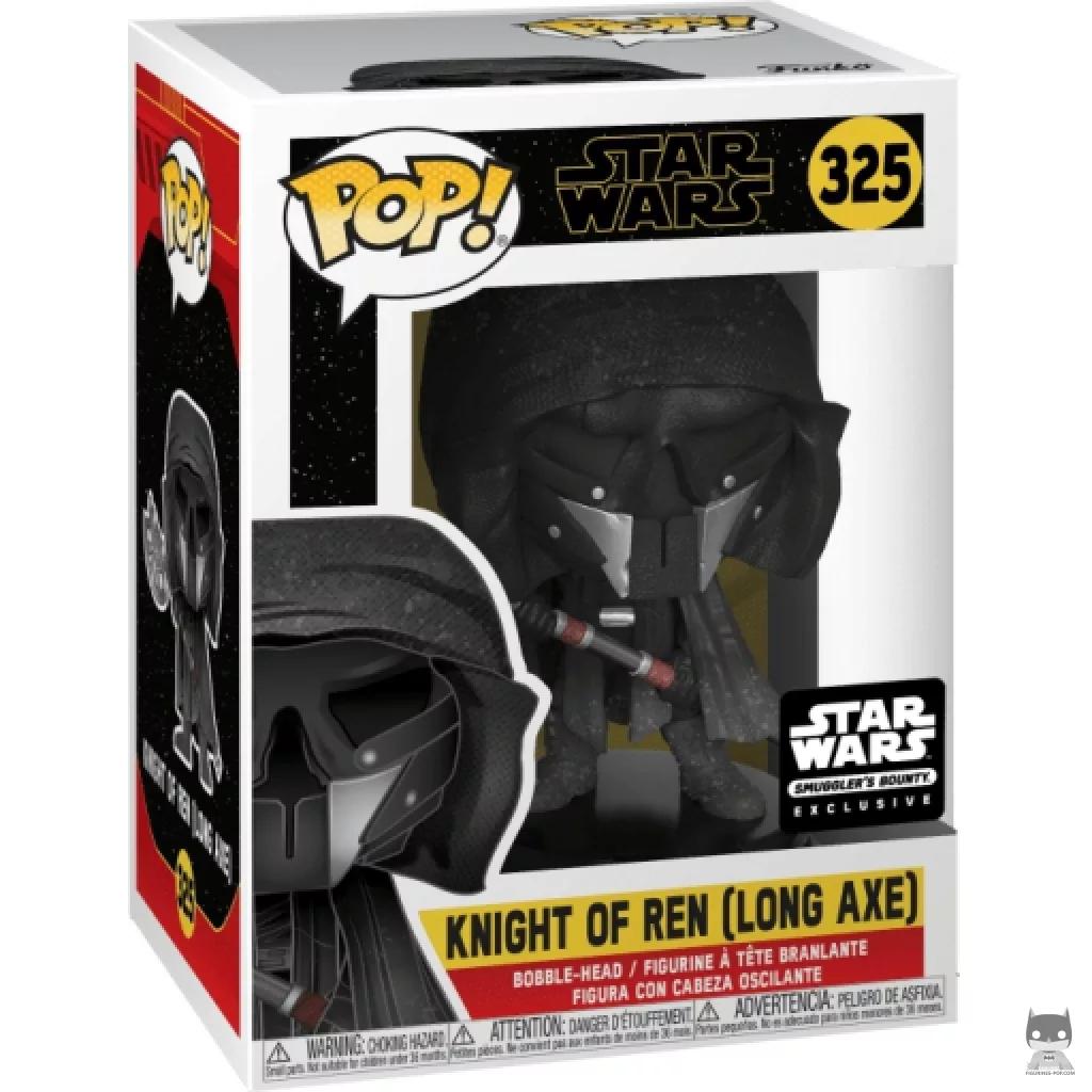 Figura Funko Pop! Caballero de Ren con hacha larga en su caja