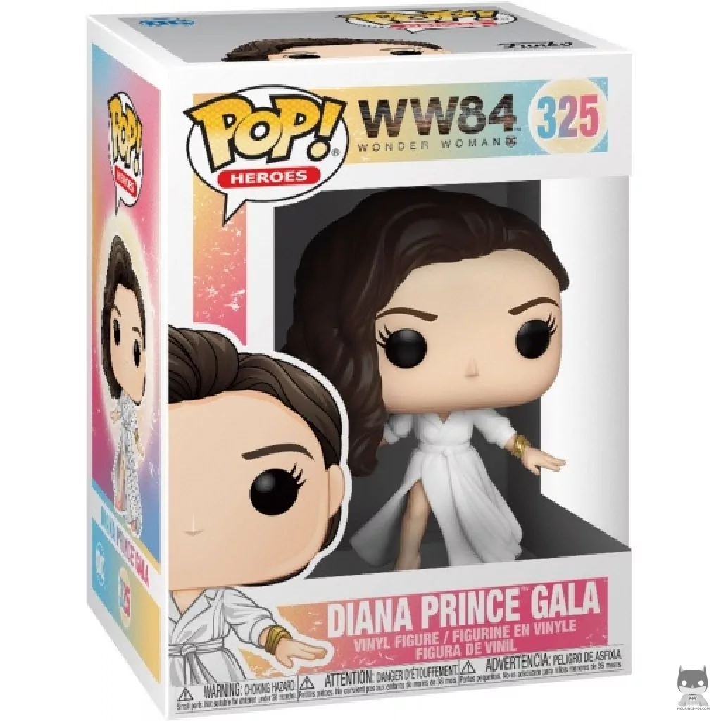 Figura Funko Pop! Diana Prince de gala en su caja