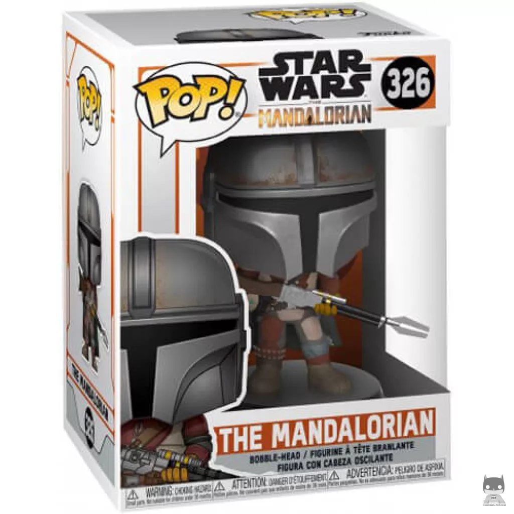 Figura Funko Pop! El Mandaloriano en su caja
