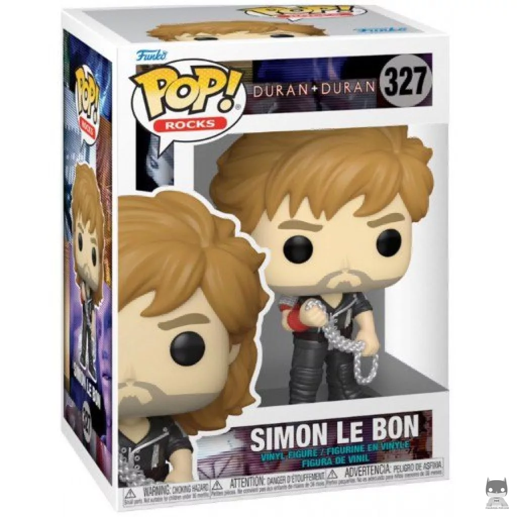 Figura Funko Pop! Simon Le Bon (The Wild Boys) en su caja