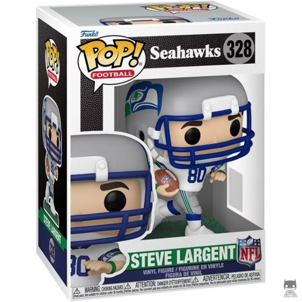 Figura Funko Pop! Steve Largent (Seahawks) en su caja