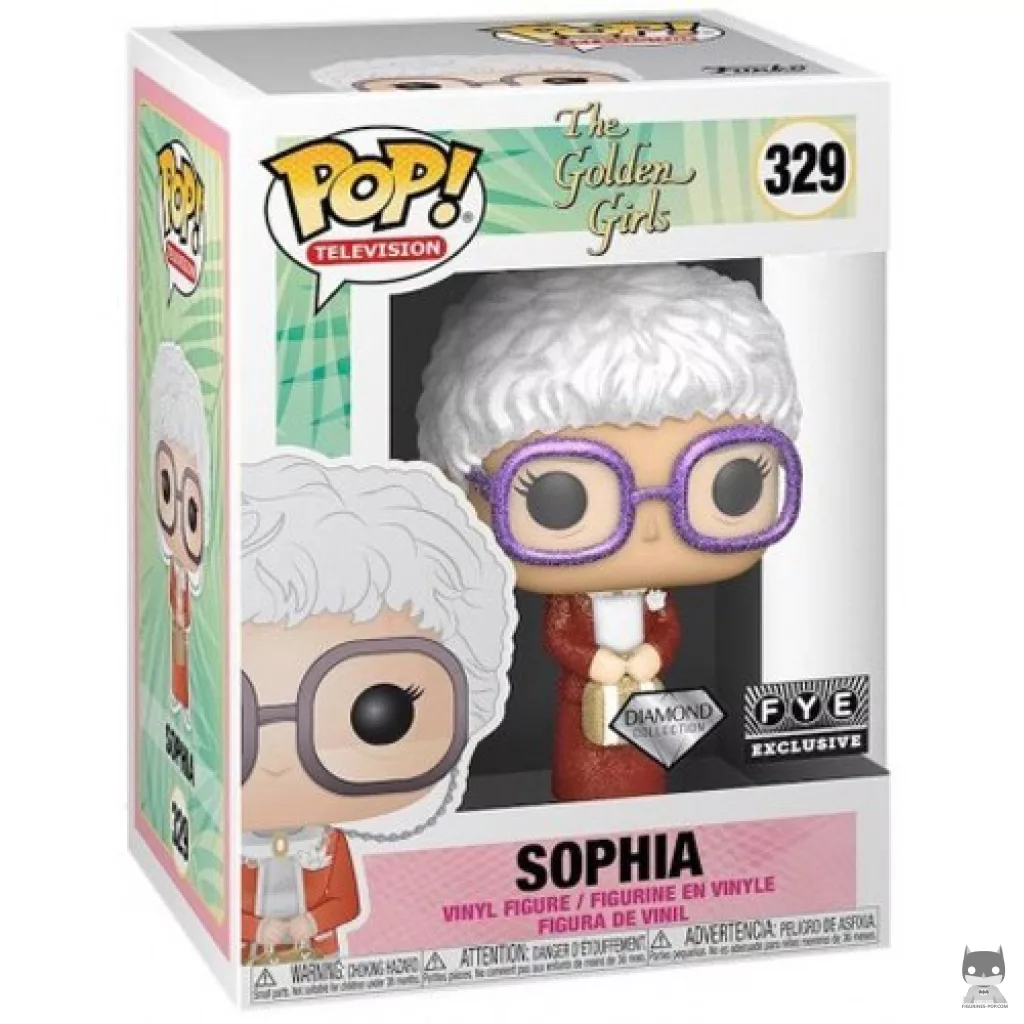 Figura Funko Pop! Sophia (Purpurina de diamante) en su caja