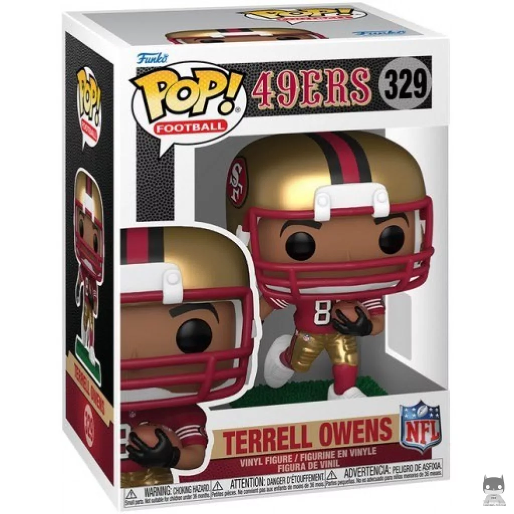 Figura Funko Pop! Terrell Owens en su caja