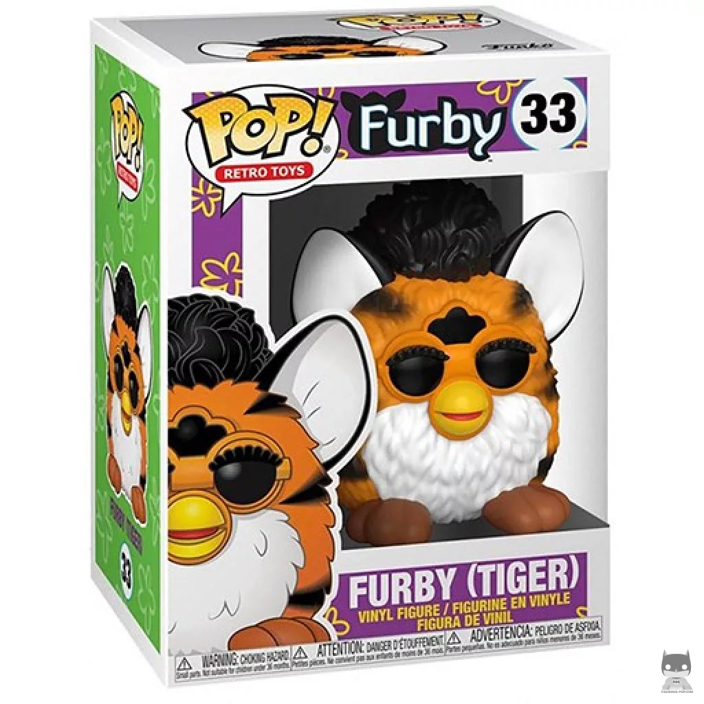Figura Funko Pop! Furby (Tigre) en su caja
