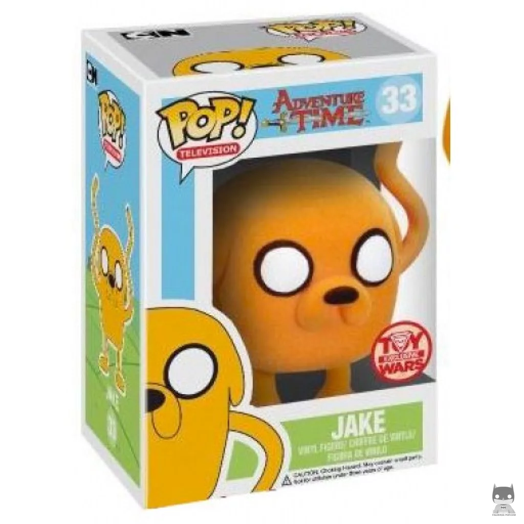 Figura Funko Pop! Jake el Perro (Flocado) en su caja