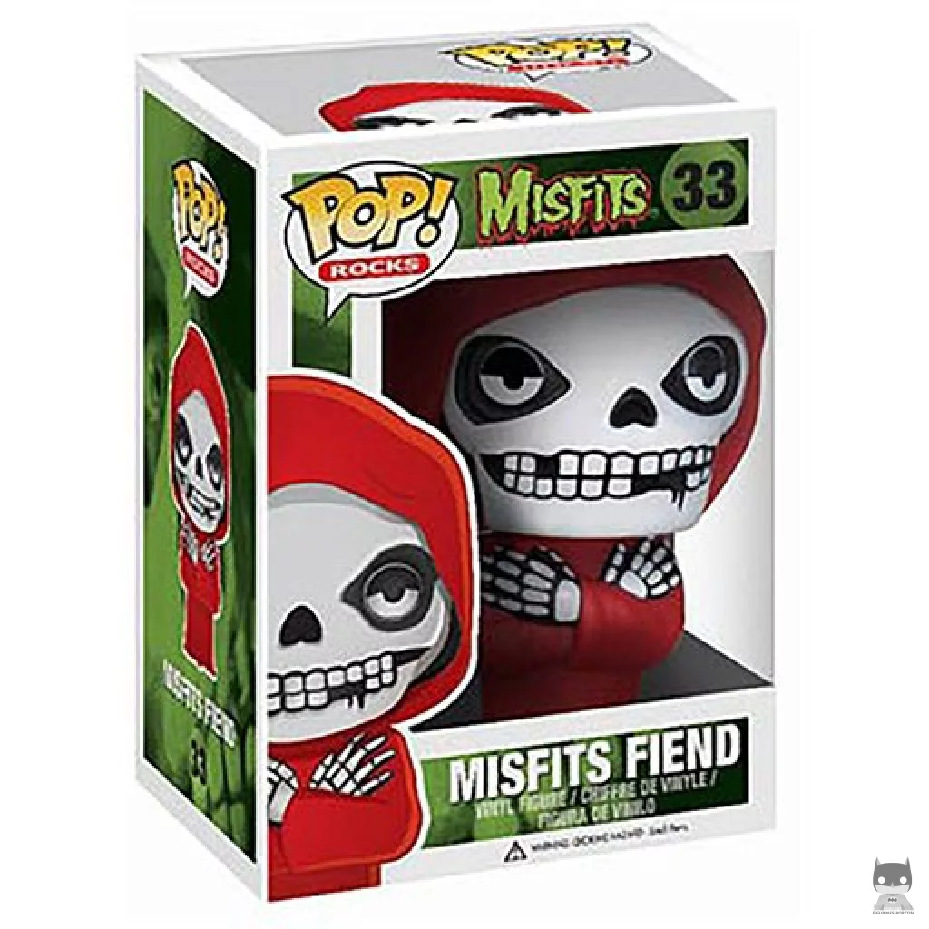 Figura Funko Pop! Misfits Fiend en su caja