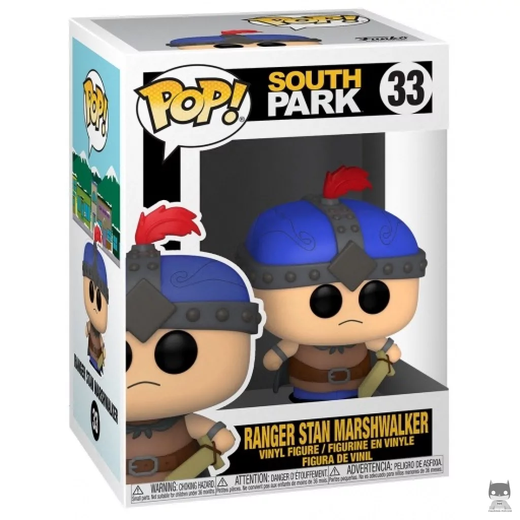 Figura Funko Pop! Stan Marshwalker explorador (La Vara de la Verdad) en su caja
