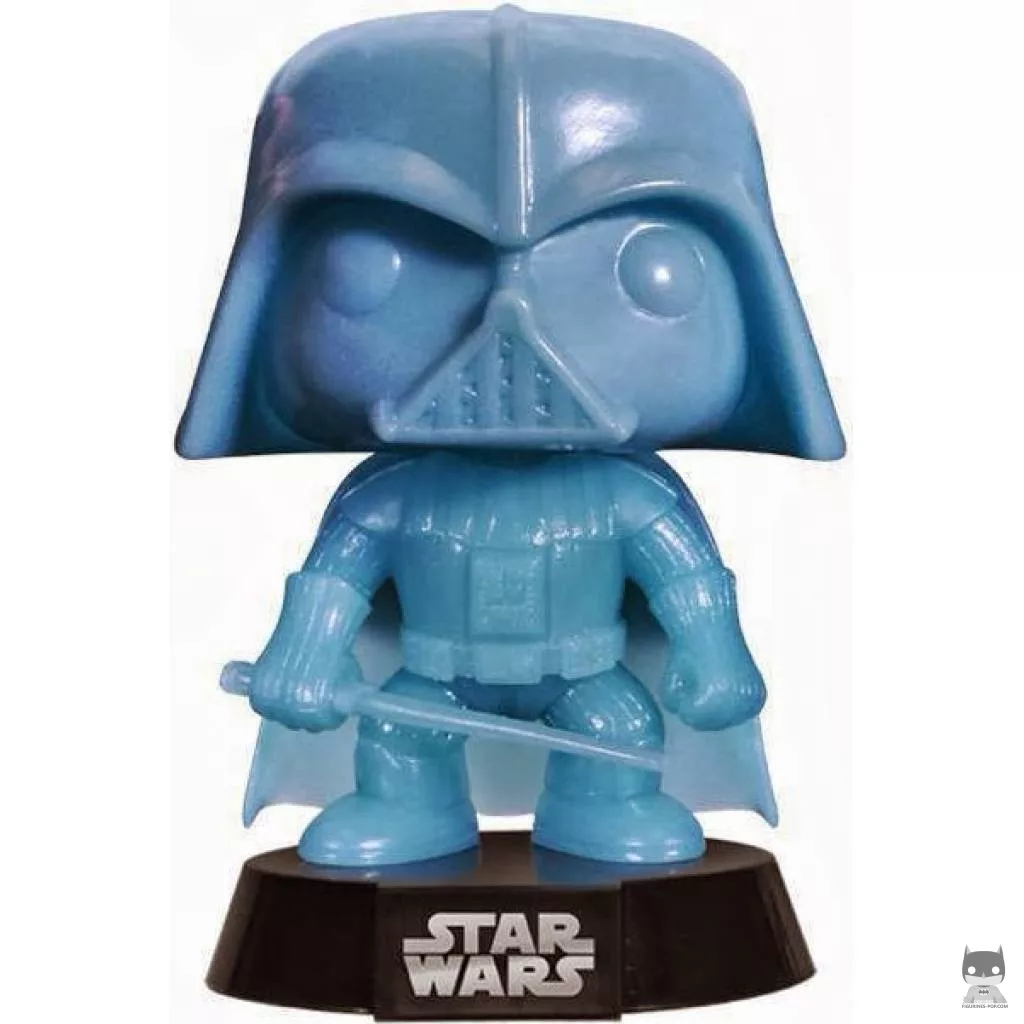 Figura Funko Pop! Darth Vader holográfico (Brilla en la oscuridad) (Star Wars: Episodio I, La amenaza fantasma)