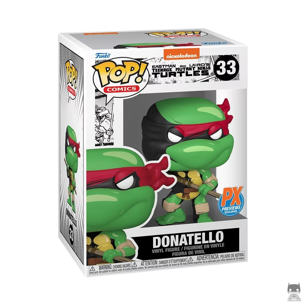 Figura Funko Pop! Donatello en su caja