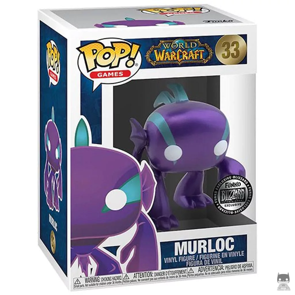 Figura Funko Pop! Murloc (Metalizado) en su caja