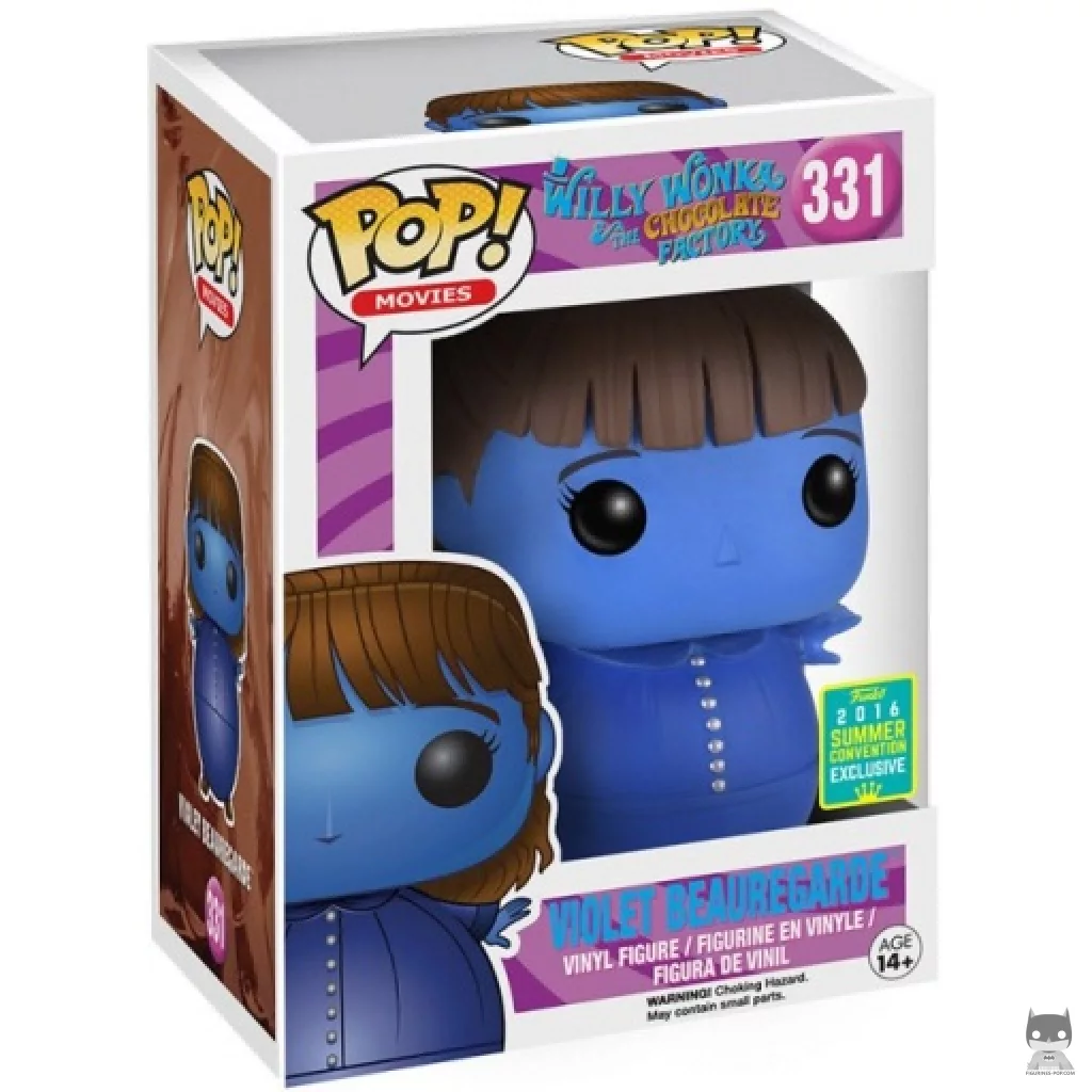 Figura Funko Pop! Violet Beauregarde en su caja
