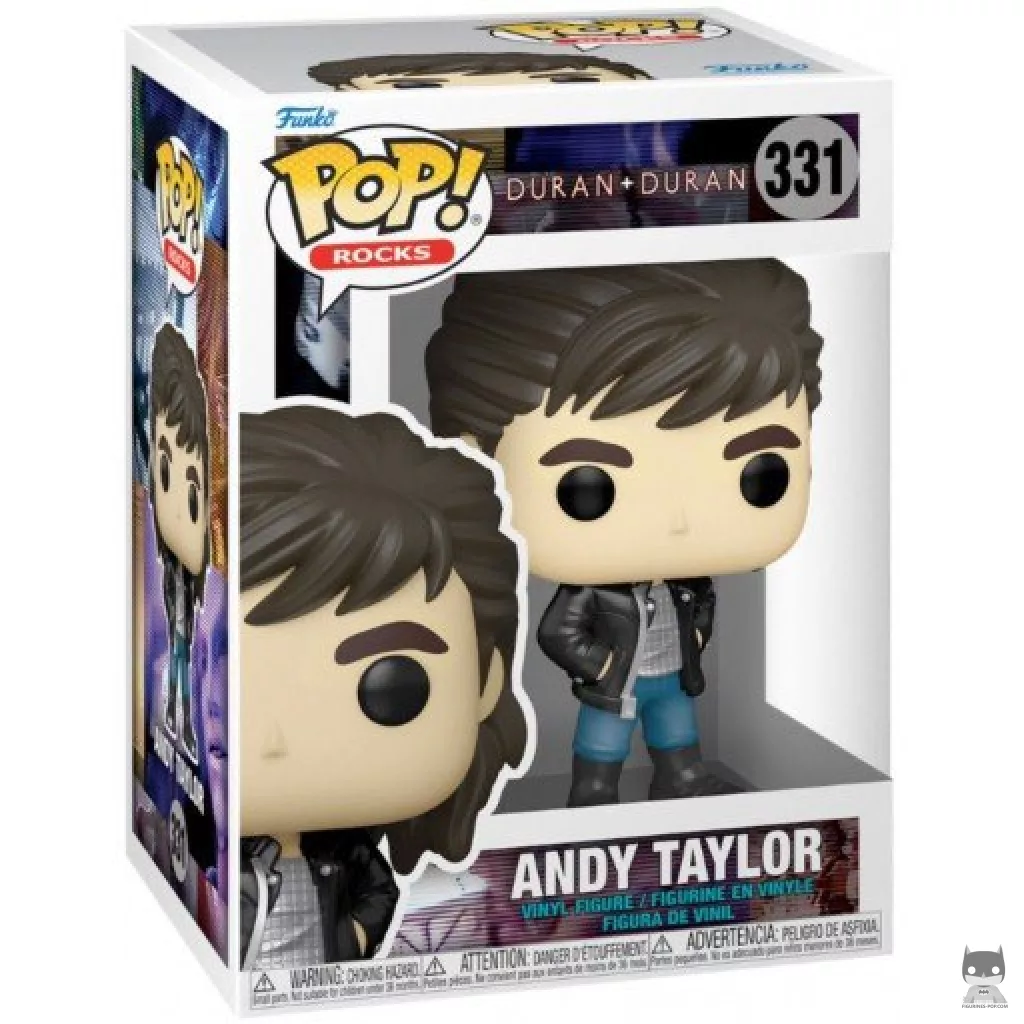 Figura Funko Pop! Andy Taylor (The Wild Boys) en su caja