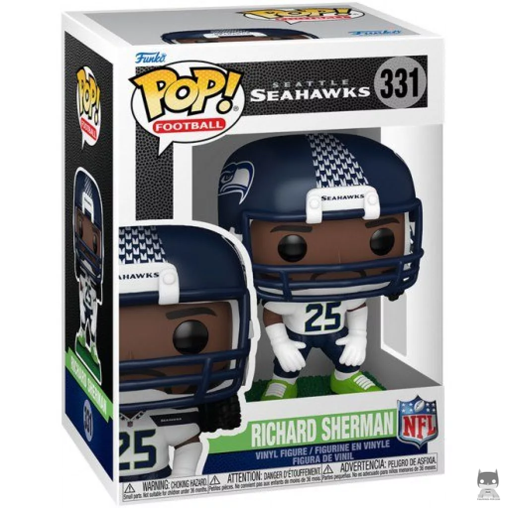 Figura Funko Pop! Richard Sherman en su caja