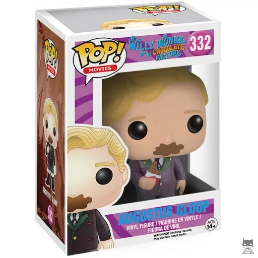 Figura Funko Pop! Augustus Gloop en su caja