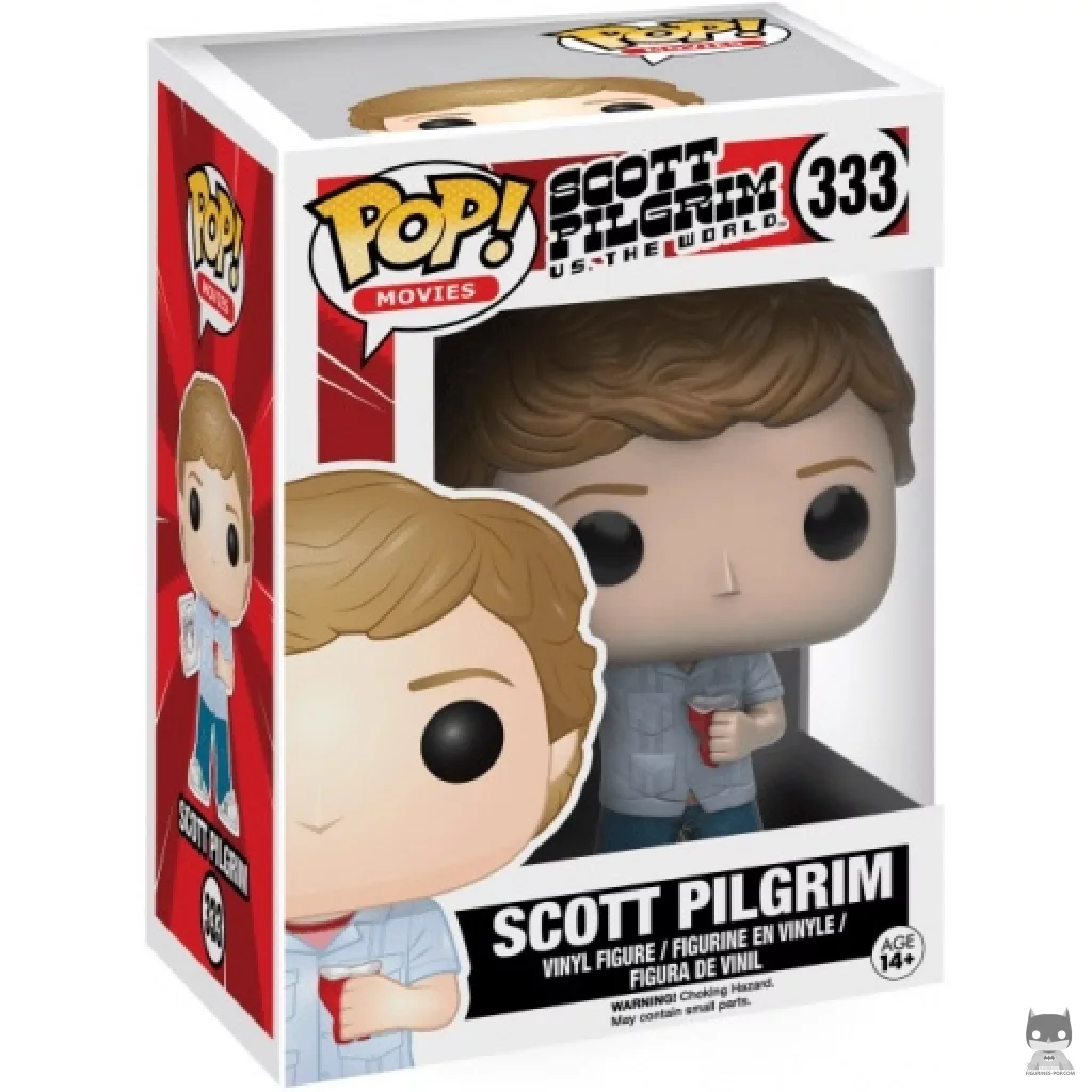 Figura Funko Pop! Scott Pilgrim en su caja