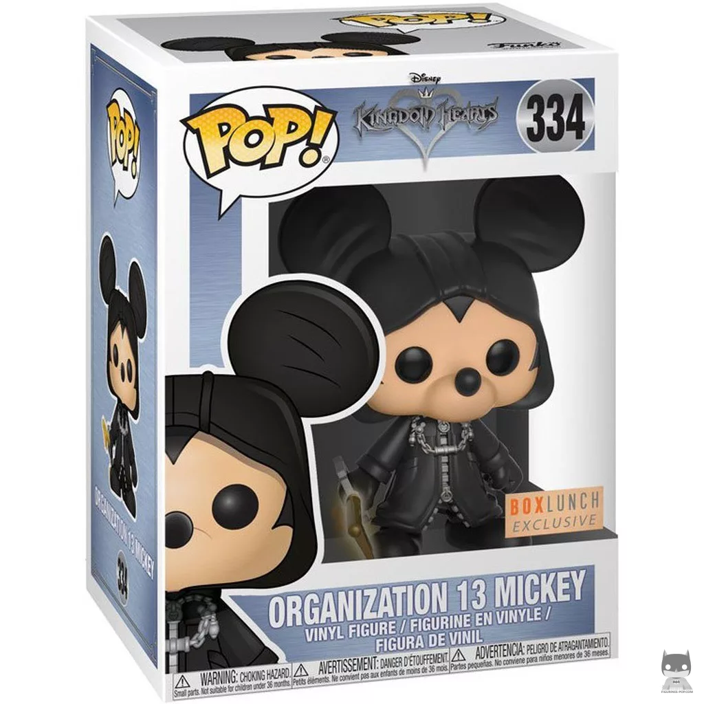 Figura Funko Pop! Mickey Mouse (Organización XIII) en su caja