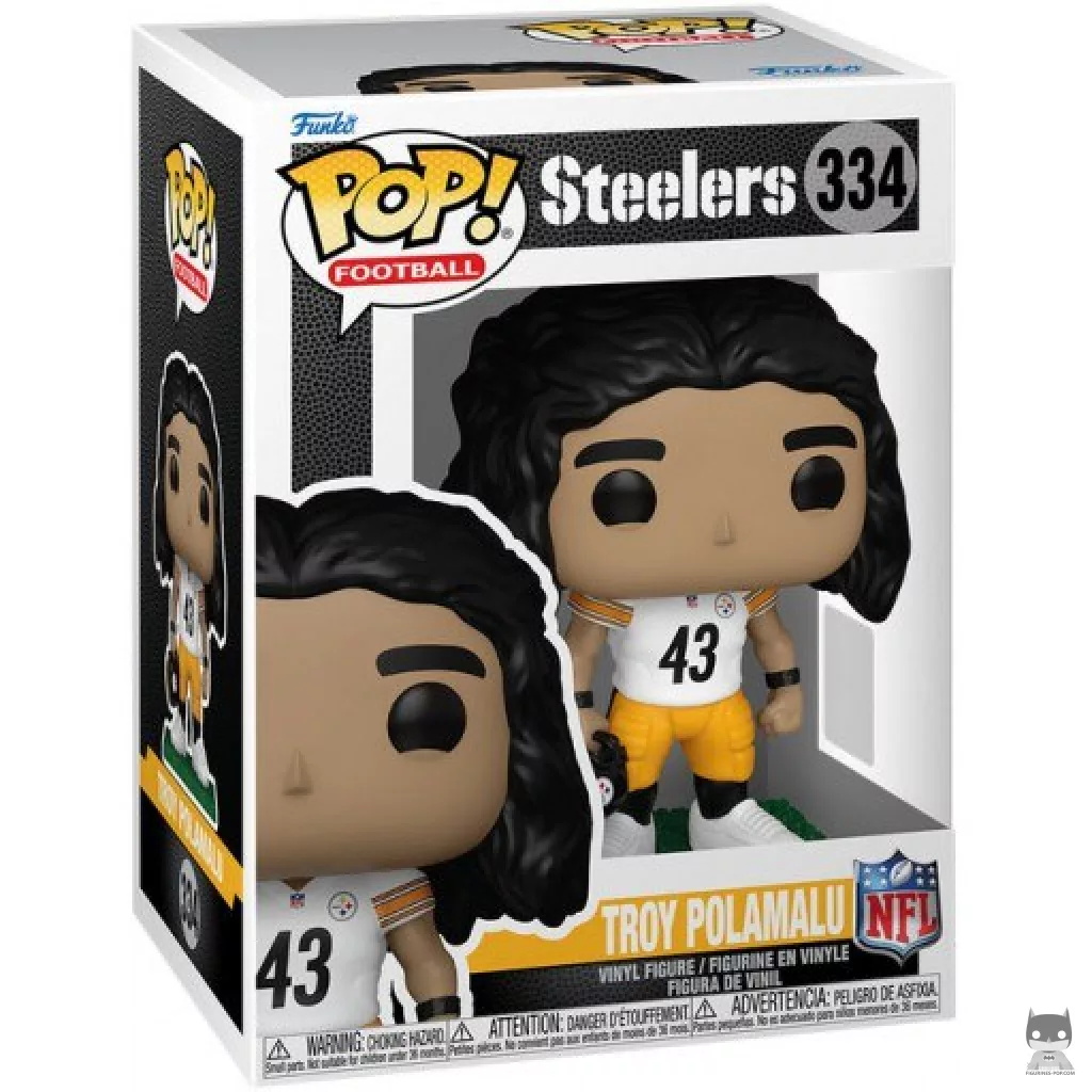 Figura Funko Pop! Troy Polamalu en su caja