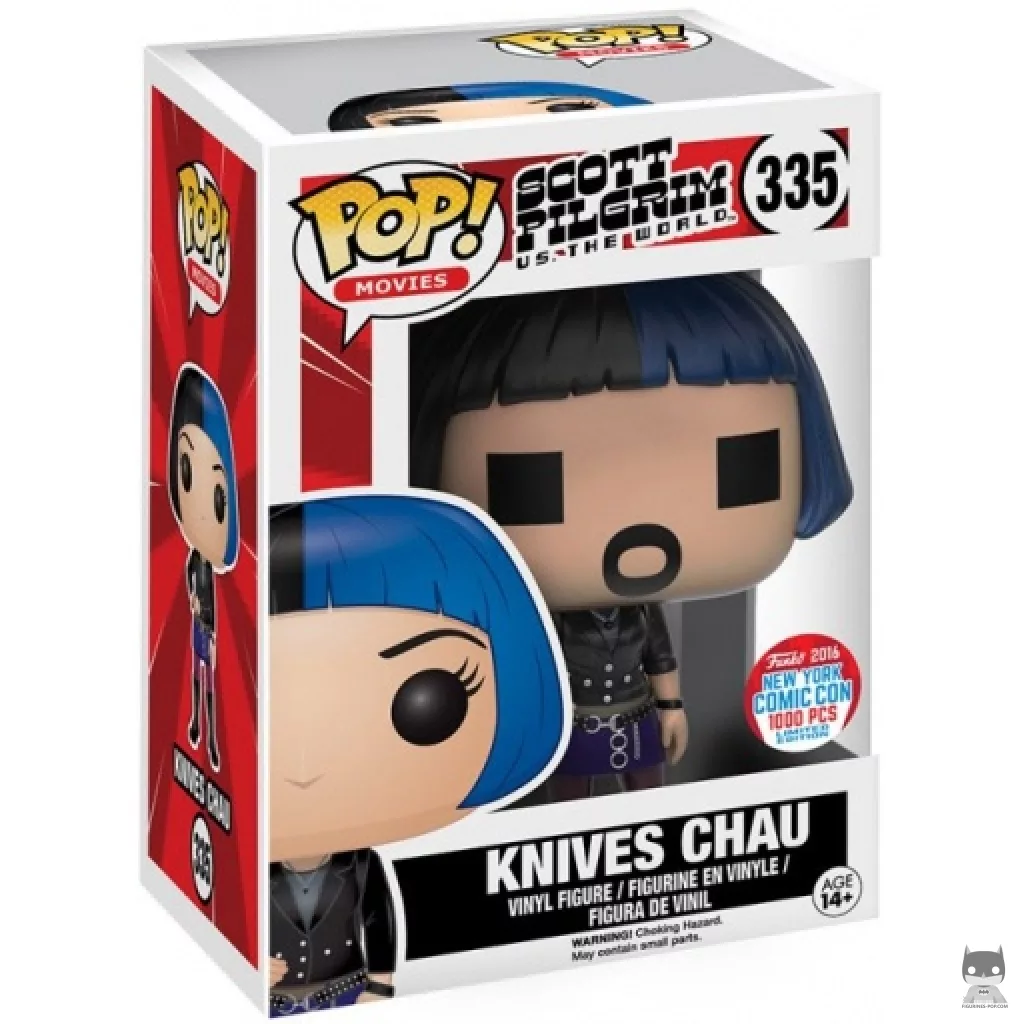 Figura Funko Pop! Knives Chau (Ojos cuadrados) en su caja