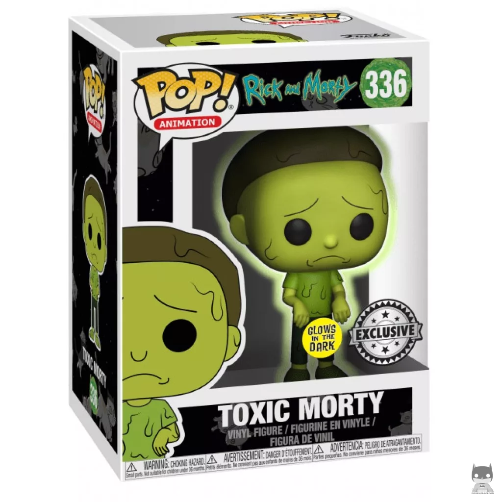 Figura Funko Pop! Morty tóxico en su caja