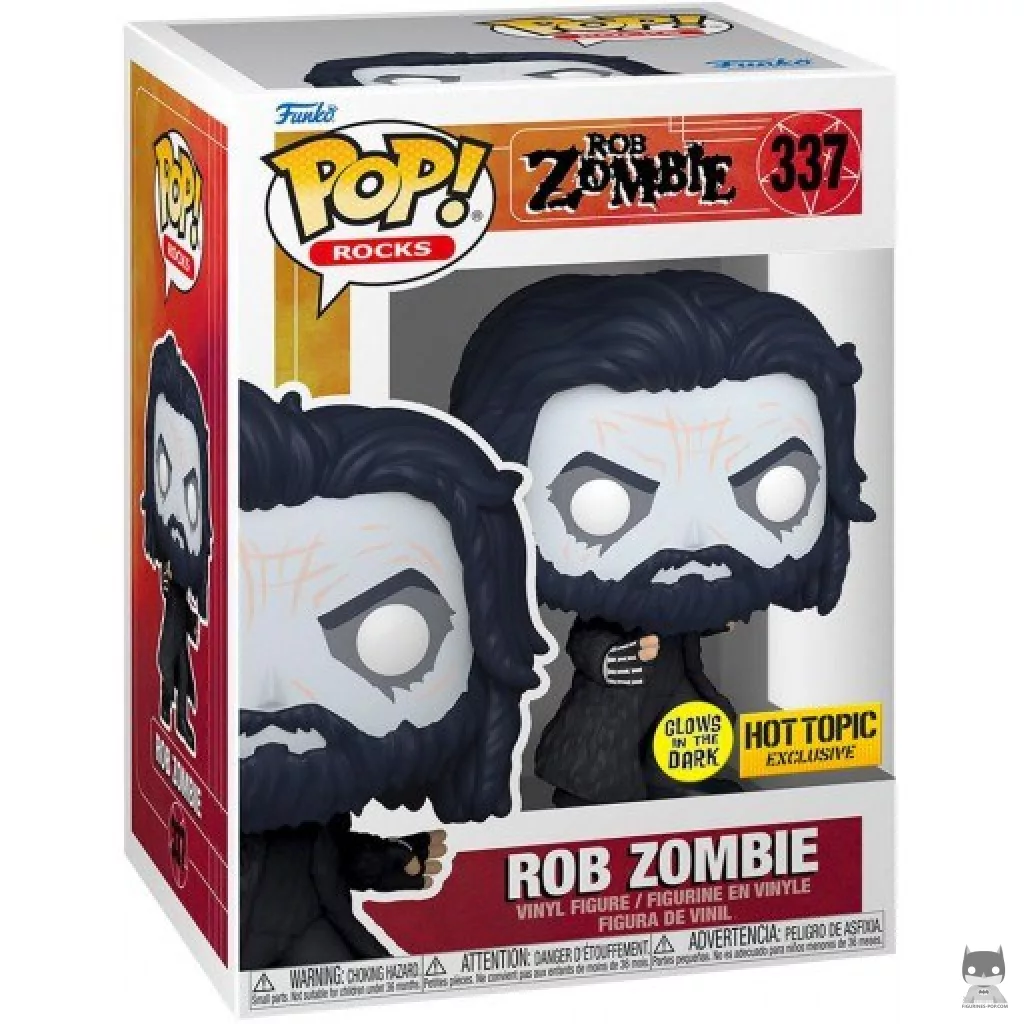 Figura Funko Pop! Rob Zombie (Dragula) (Brilla en la oscuridad) en su caja