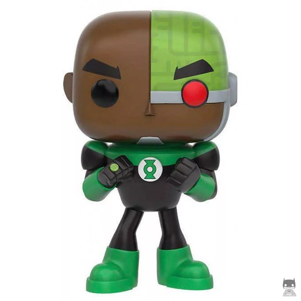 Figura Funko Pop! Cyborg como Linterna Verde (Teen Titans Go!)
