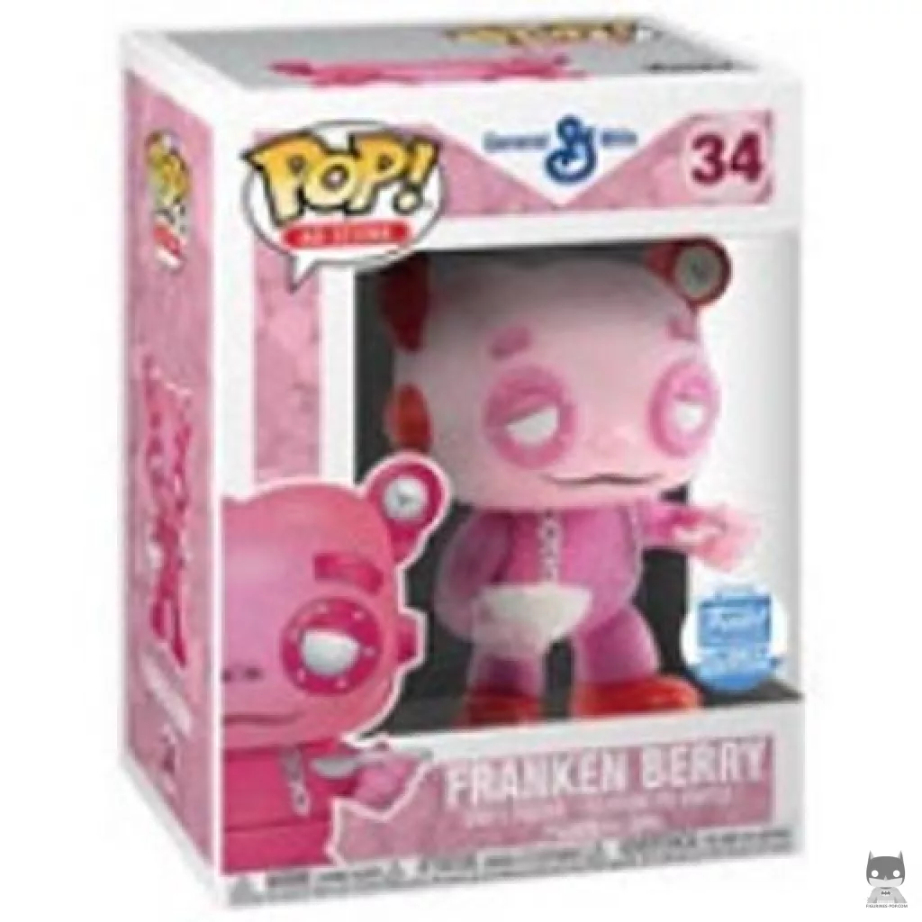 Figura Funko Pop! Franken Berry (con cereales & Cuchara) en su caja