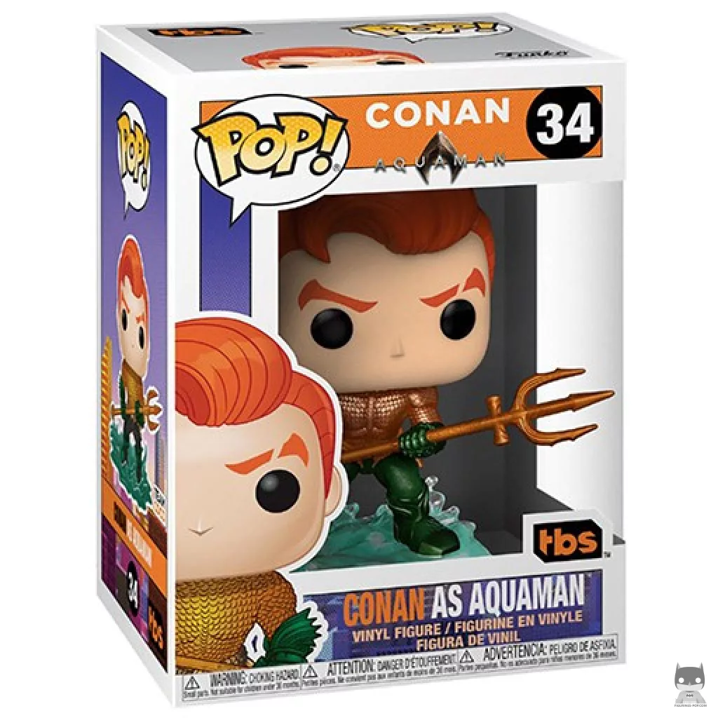 Figura Funko Pop! Conan como Aquaman en su caja