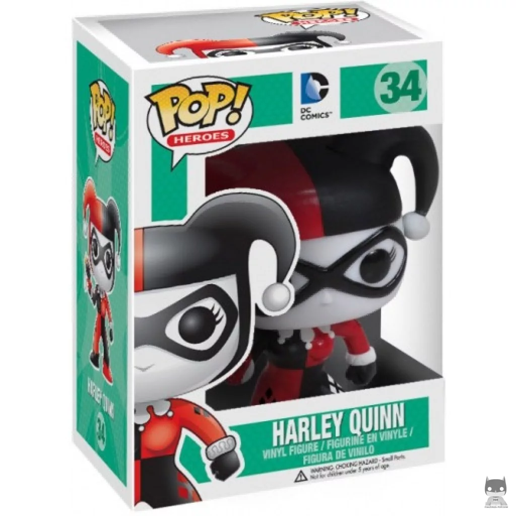 Figura Funko Pop! Harley Quinn en su caja