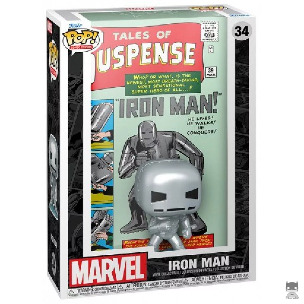 Figura Funko Pop! Iron Man en su caja