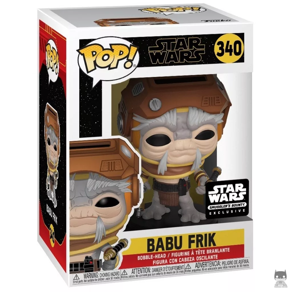 Figura Funko Pop! Babu Frik en su caja
