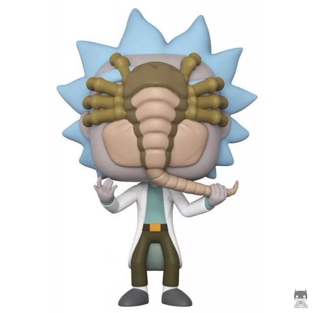 Figura Funko Pop! Rick con Facehugger (Rick y Morty)