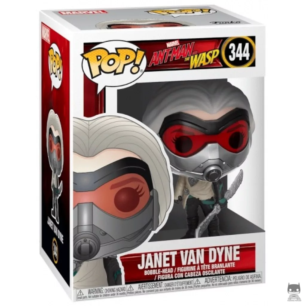 Figura Funko Pop! Janet van Dyne en su caja