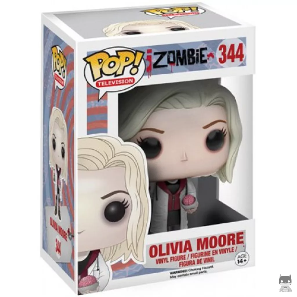 Figura Funko Pop! Olivia Moore (Cerebros) en su caja