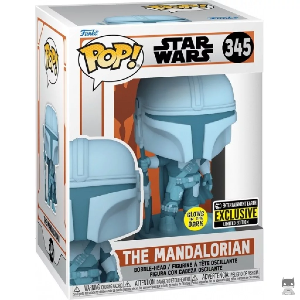 Figura Funko Pop! El Mandaloriano en su caja