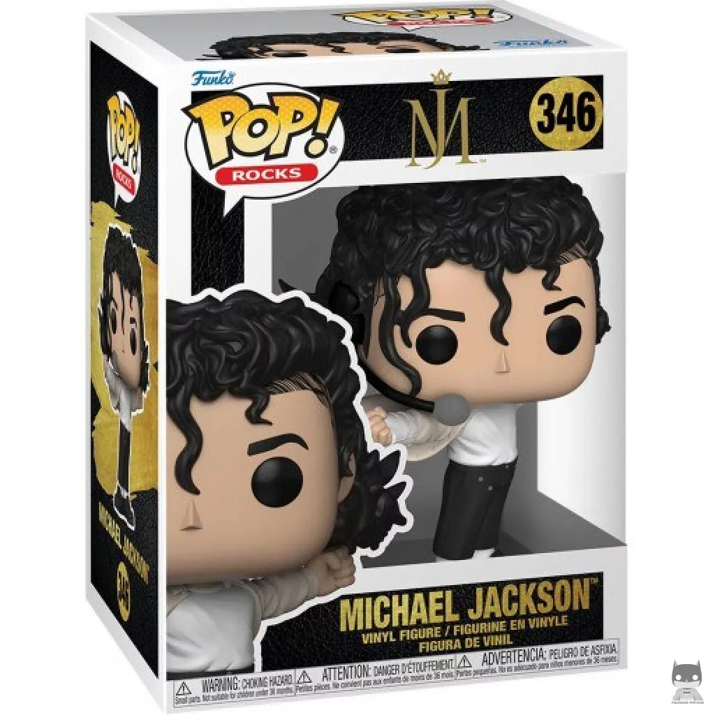Figura Funko Pop! Michael Jackson (Super Bowl) en su caja