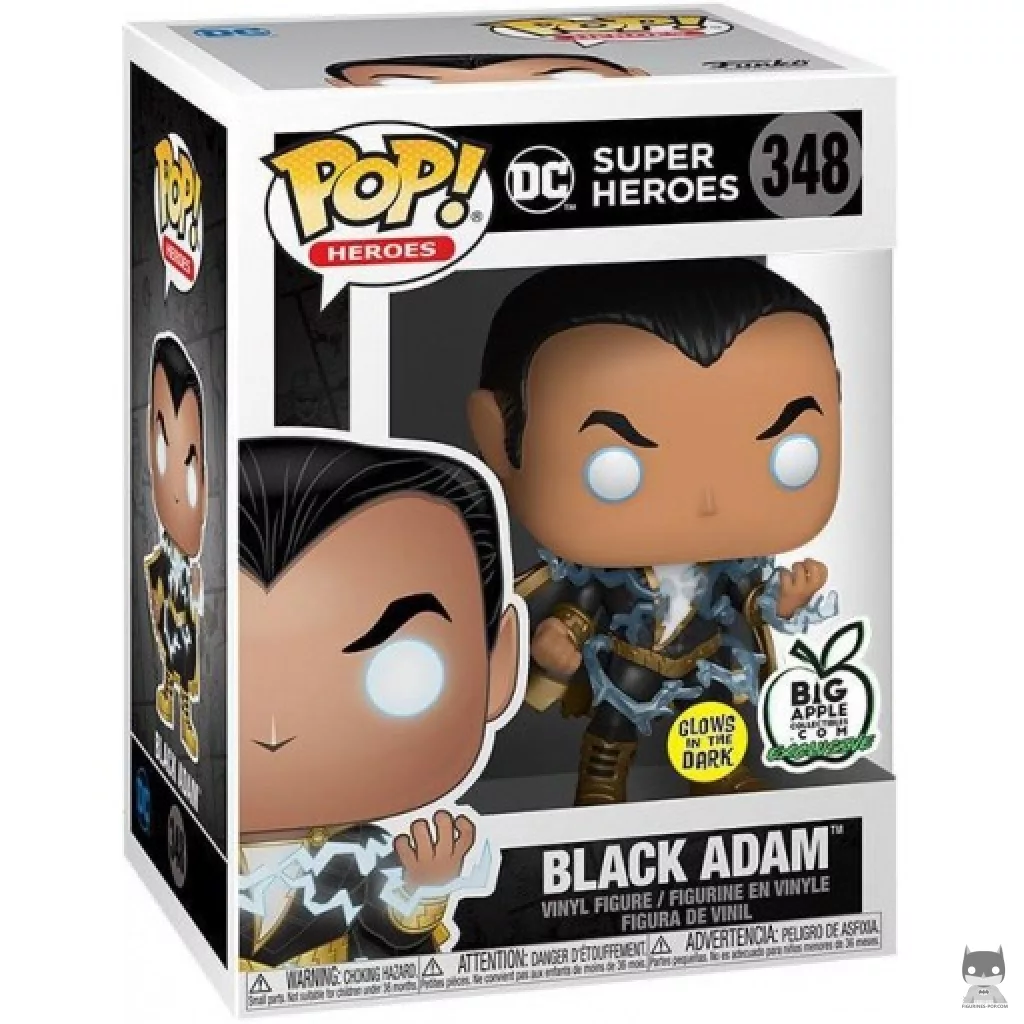 Figura Funko Pop! Black Adam (Brilla en la oscuridad) en su caja