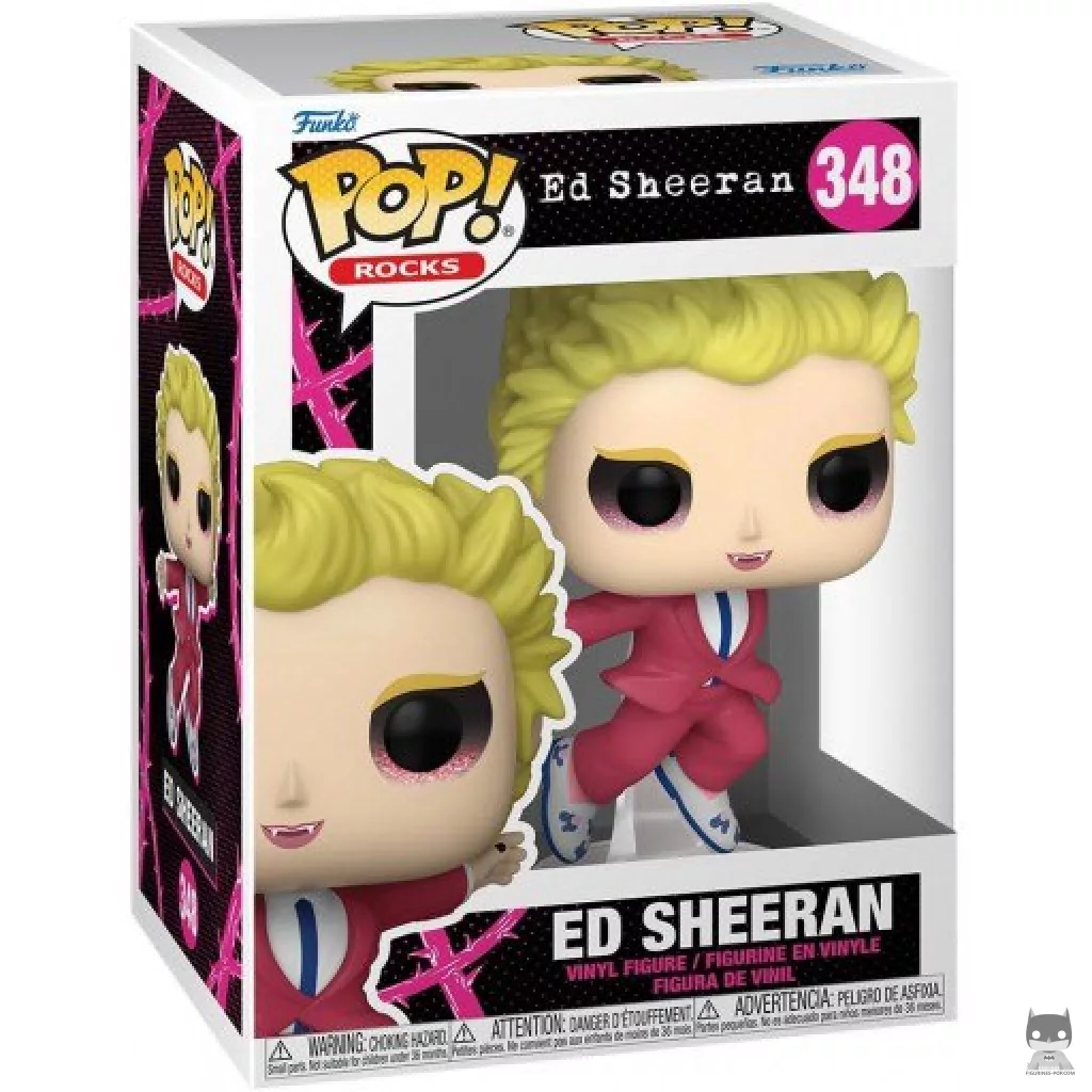 Figura Funko Pop! Ed Sheeran (Bad Habits) en su caja