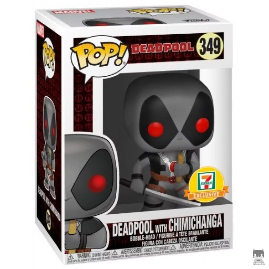 Figura Funko Pop! Deadpool con chimichanga en su caja