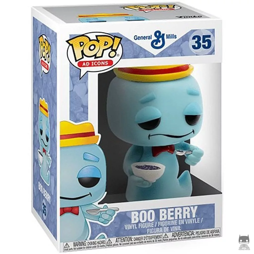 Figura Funko Pop! Boo Berry (con cereales & Cuchara) en su caja