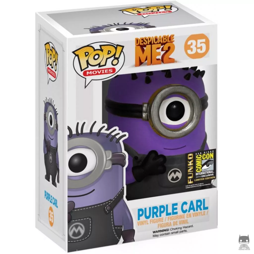Figura Funko Pop! Carl morado en su caja