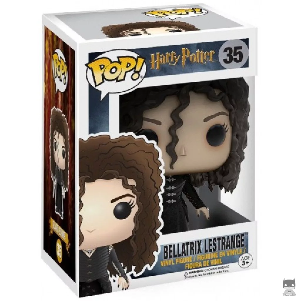 Figura Funko Pop! Bellatrix Lestrange en su caja